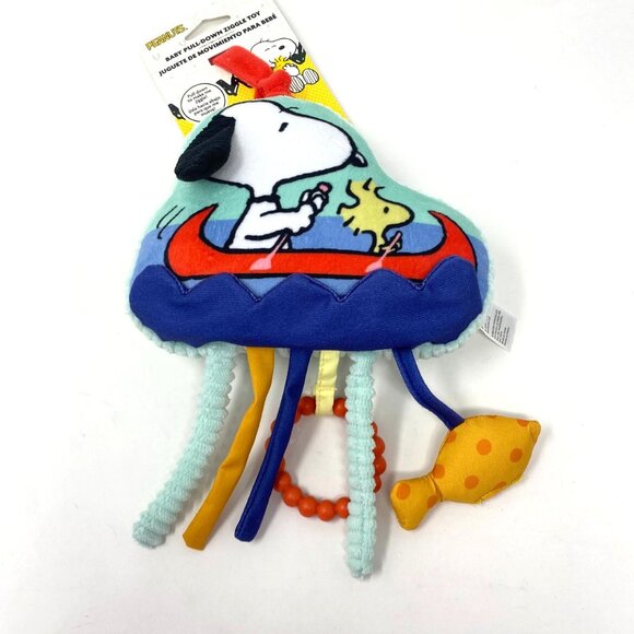 Peanuts Snoopy Pull Down Ziggle Activity Toy Infants Babies Stroller Car Seat - Picture 6 of 6